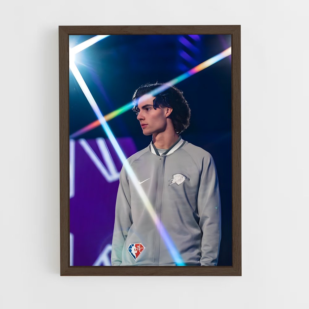 Poster Josh giddey grise – affiche Basketball (vue 5)